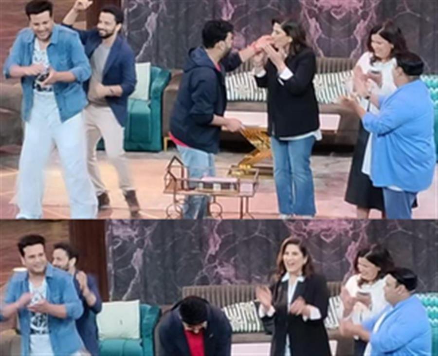 Double Celebration: Kapil cuts birthday cake on the set of his OTT comedy show