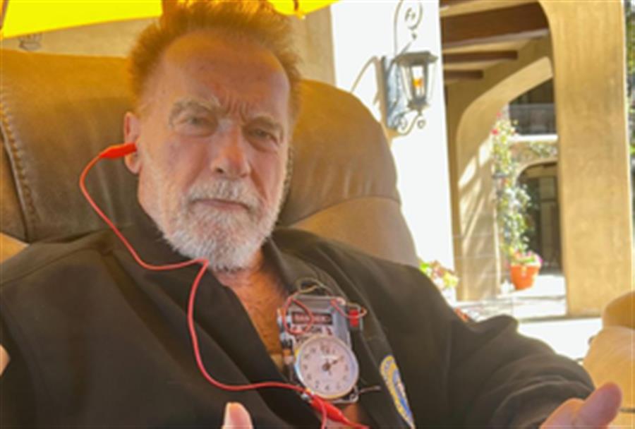 Arnie shares pic of 'pacemaker', says he'll be ready for 'Fubar 2' shoot next month