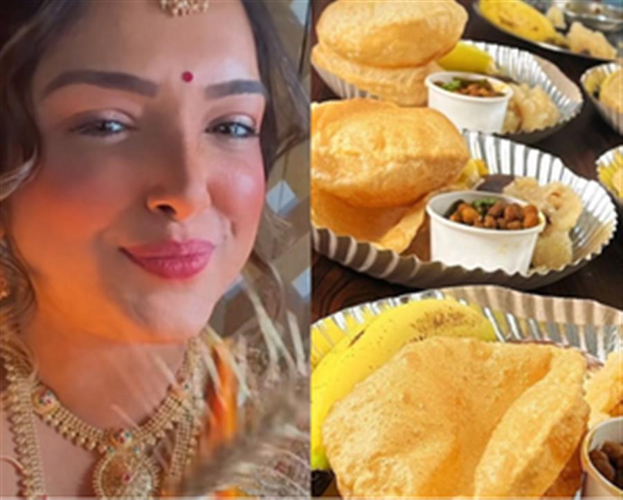 Bhojpuri actress Aamrapali Dubey misses her 'kanya pujan' days on Maha Ashtami