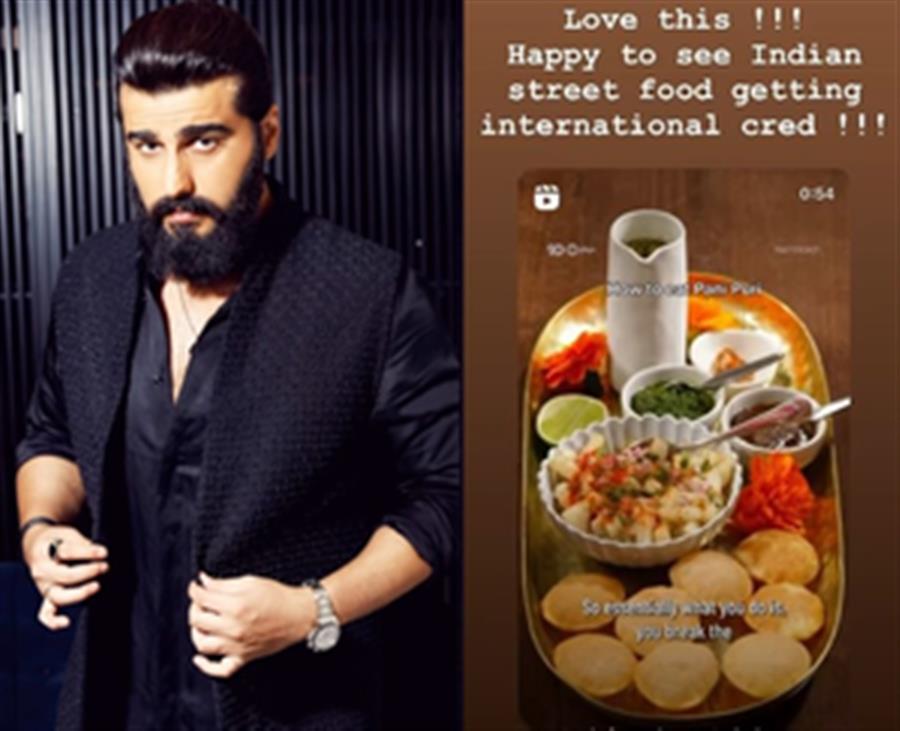 Arjun Kapoor says  is happy to see Indian food getting credit across the world