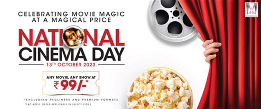 National Cinema Day will allow viewers to watch movie for Rs 99 per admission